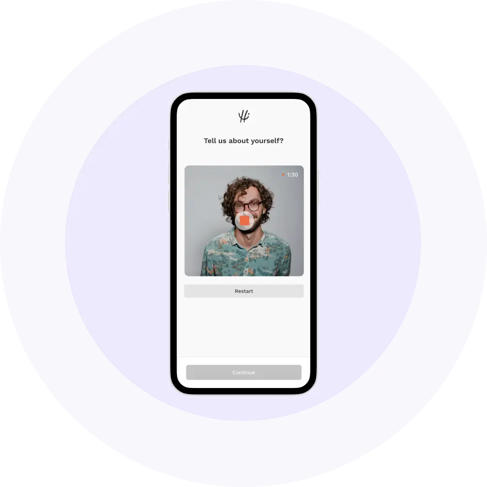Run async video interviews hire better talent hipeople
